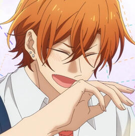this man is from the BL (boys love) anime Sasaki to Miyano